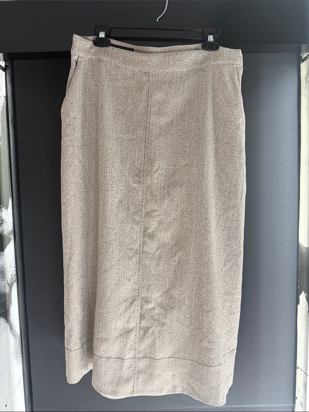 NWT Zara Classic Tweed Midi Skirt - Women, L